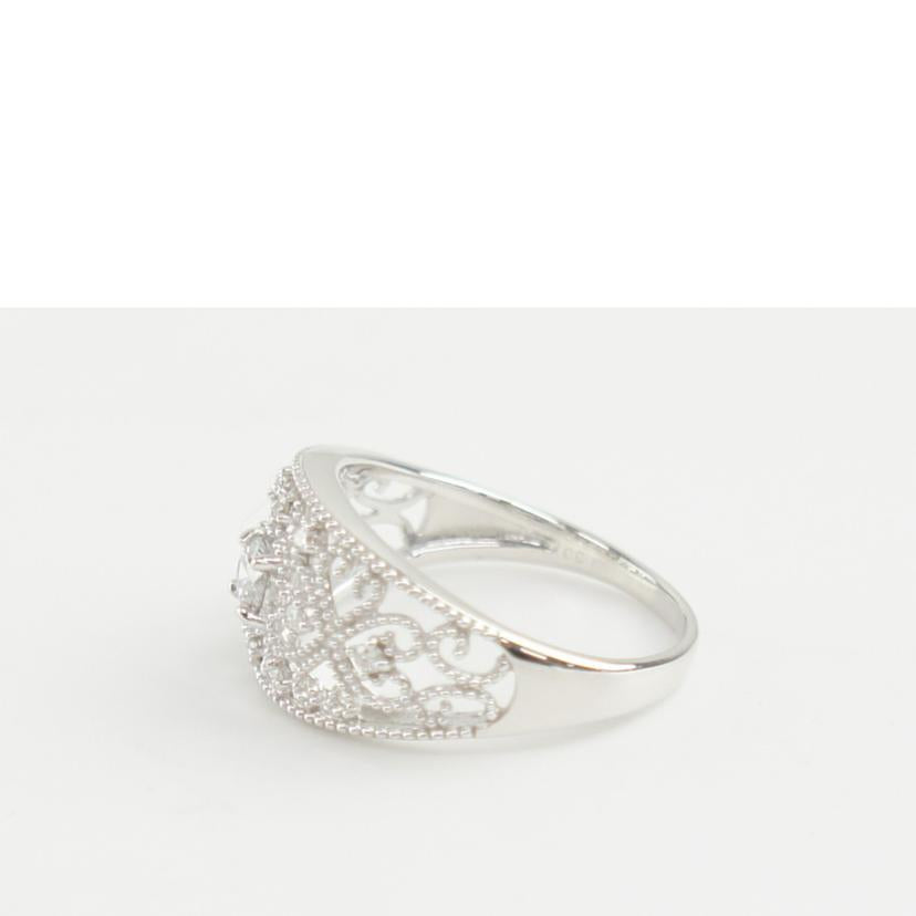 K18WGダイヤリング0.30#16//ABランク/64