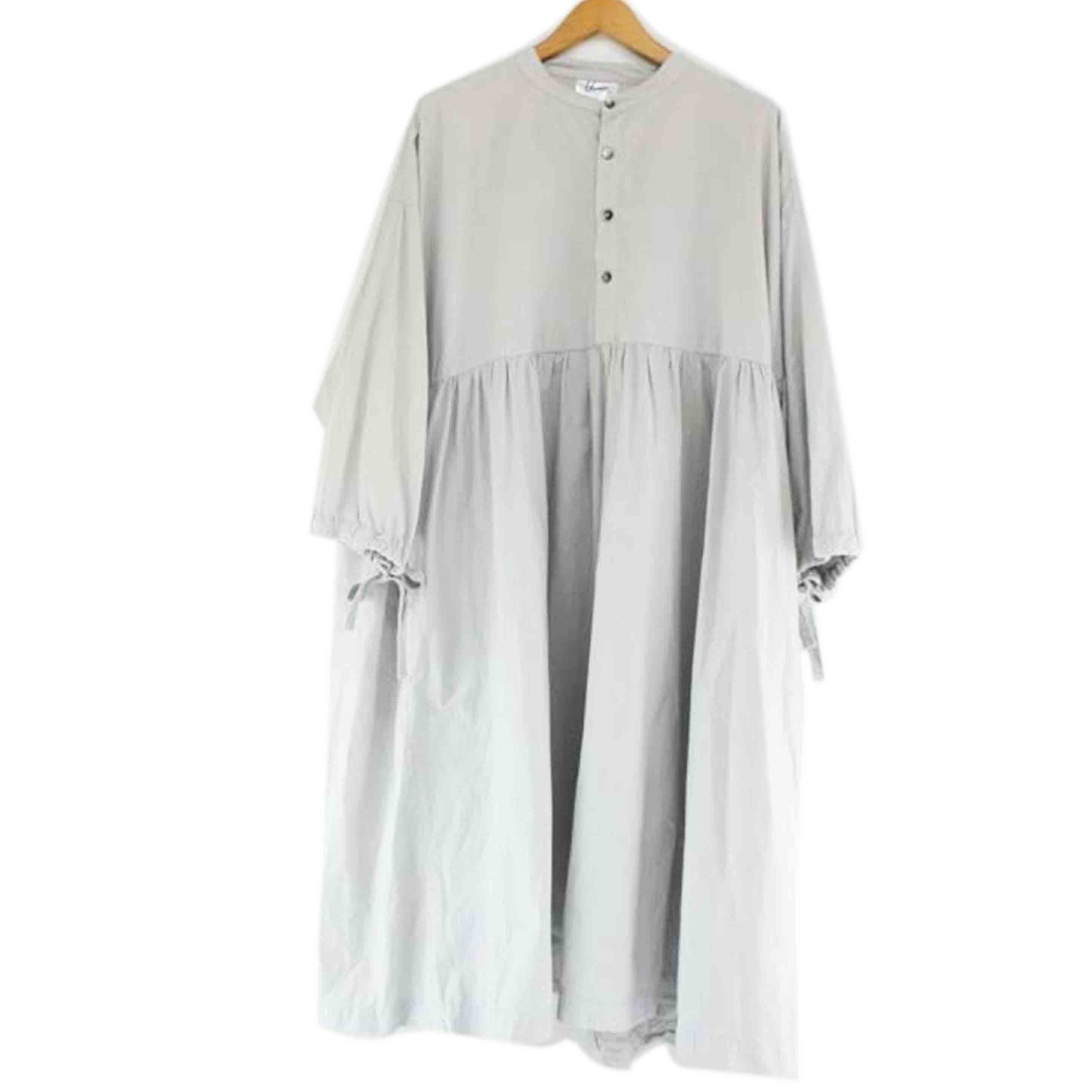 ヤーモ ワンピース Yarmo ヤーモ キャンブリック コットン シャツ