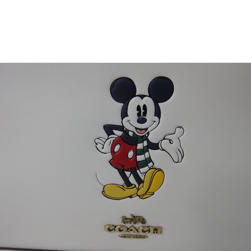 COACH コーチ/デンプシートート22/ミッキーマウスコラボ/アイボリーホワイト/CM843//H23**/SAランク/84