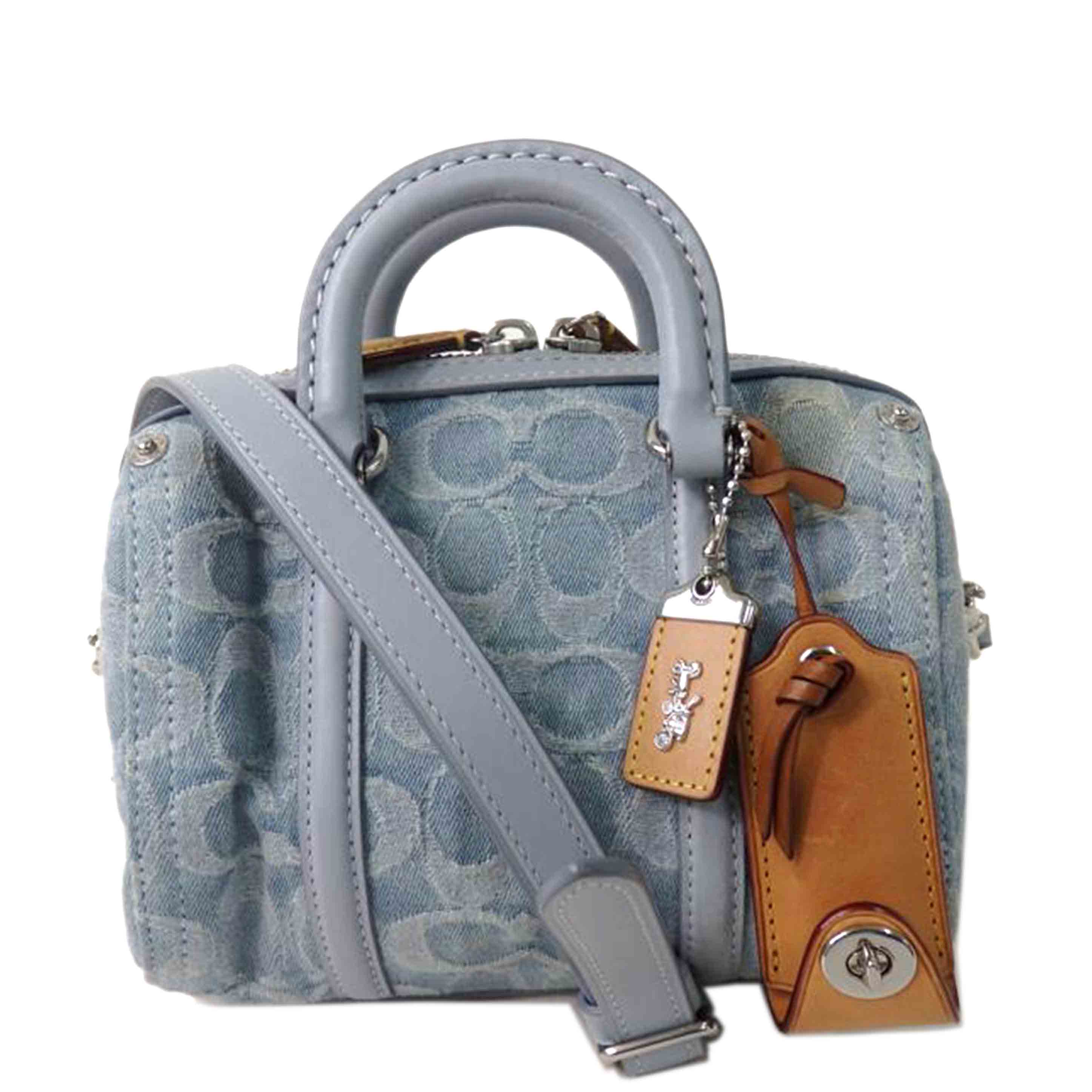 COACH コーチ/ルビーサッチェル18・シグネチャーデニム/CJ832//B23**/ABランク/84