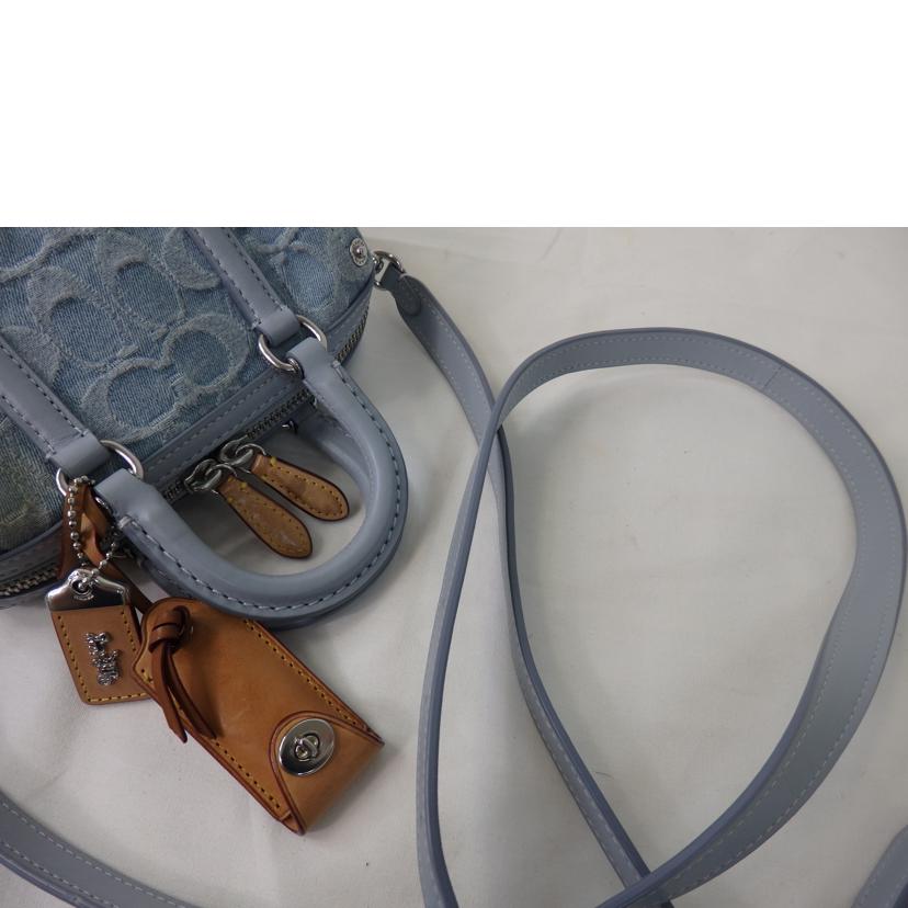 COACH コーチ/ルビーサッチェル18・シグネチャーデニム/CJ832//B23**/ABランク/84