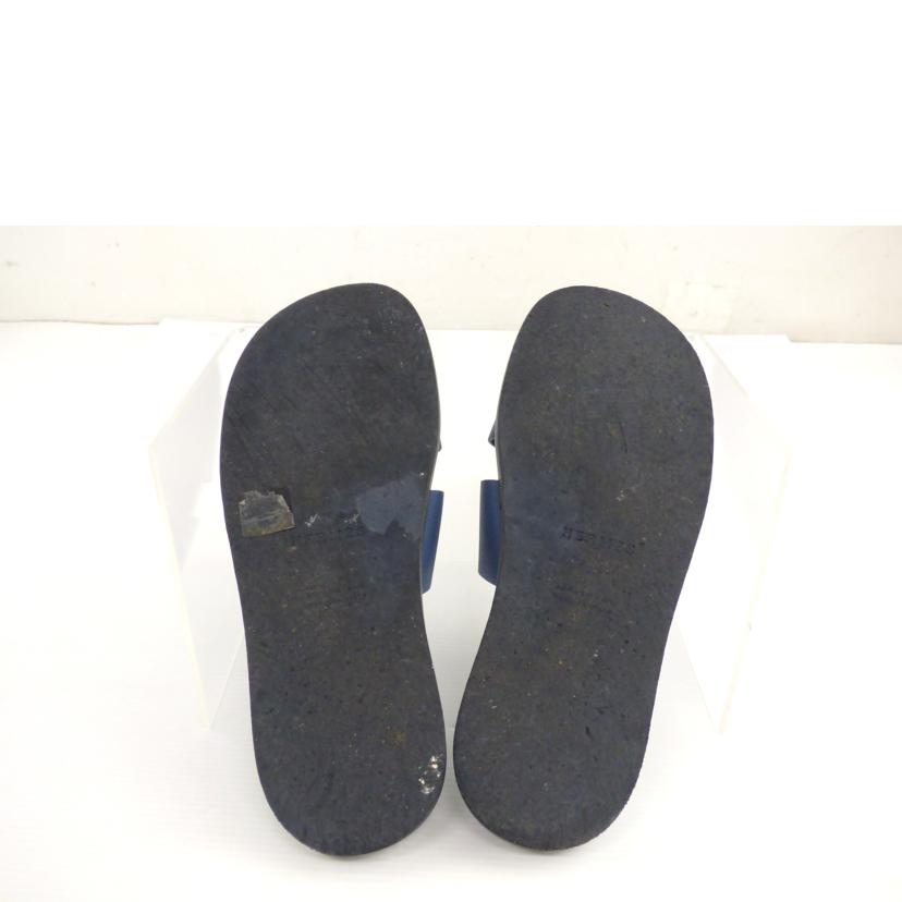 HERMES エルメス/イズミール/サンダル/ヴォーエプソン/ブルー//ABランク/64