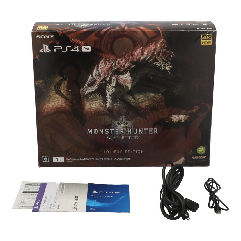 SONY ソニー /PlayStation4 Pro 本体 モンスターハンターワールド/CUHJ-10020 CUH-7100B//5637682/Bランク/71