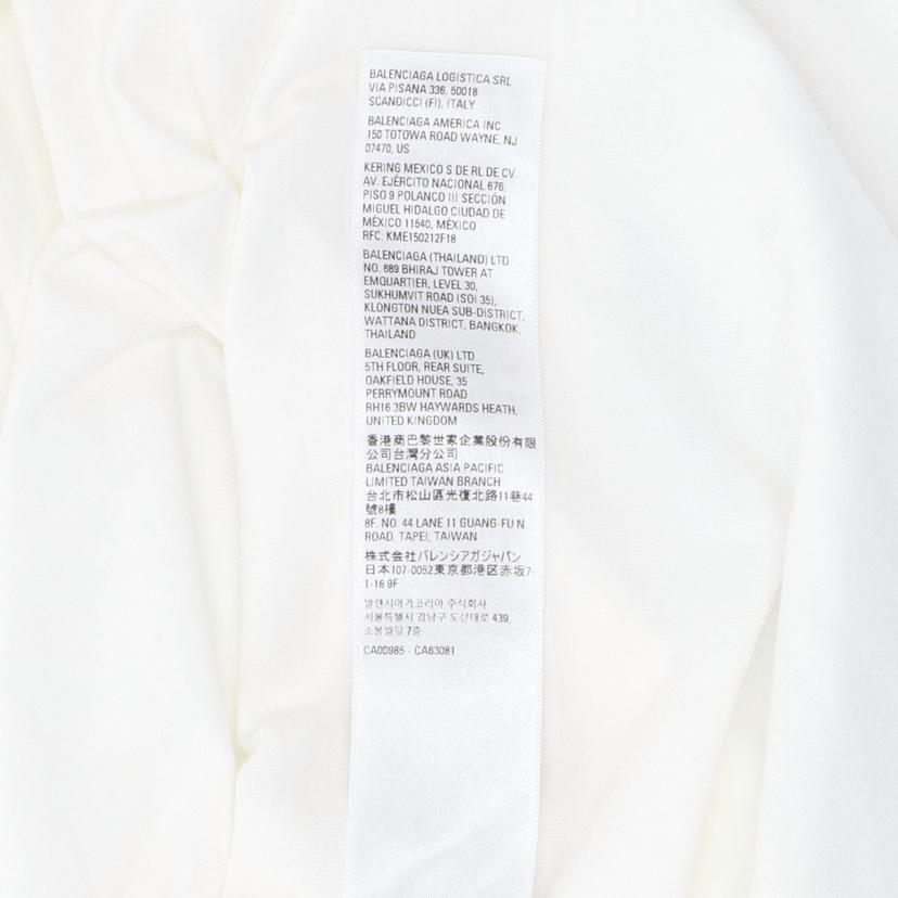 BALENCIAGA バレンシアガ/オーバーサイズロゴTシャツホワイト//ABランク/92