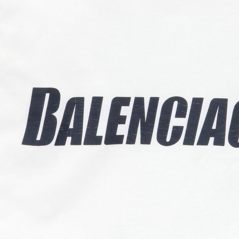 BALENCIAGA バレンシアガ/オーバーサイズロゴTシャツホワイト//ABランク/92
