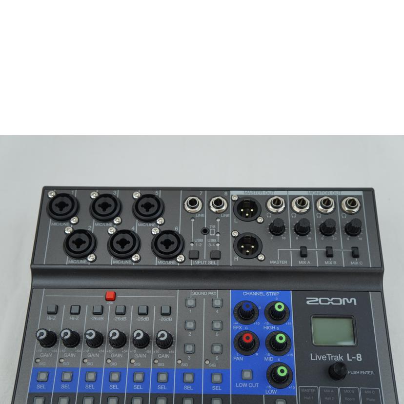 ZOOM ズーム/デジタルミキサー/LiveTrak L-8/LiveTrak L-8//C48026453/ABランク/67