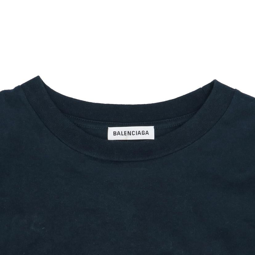 BALENCIAGA バレンシアガ/オーバーサイズロゴTシャツブラック//ABランク/92