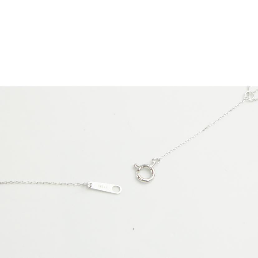 K18WGダイヤネックレス0.10ct //ABランク/64