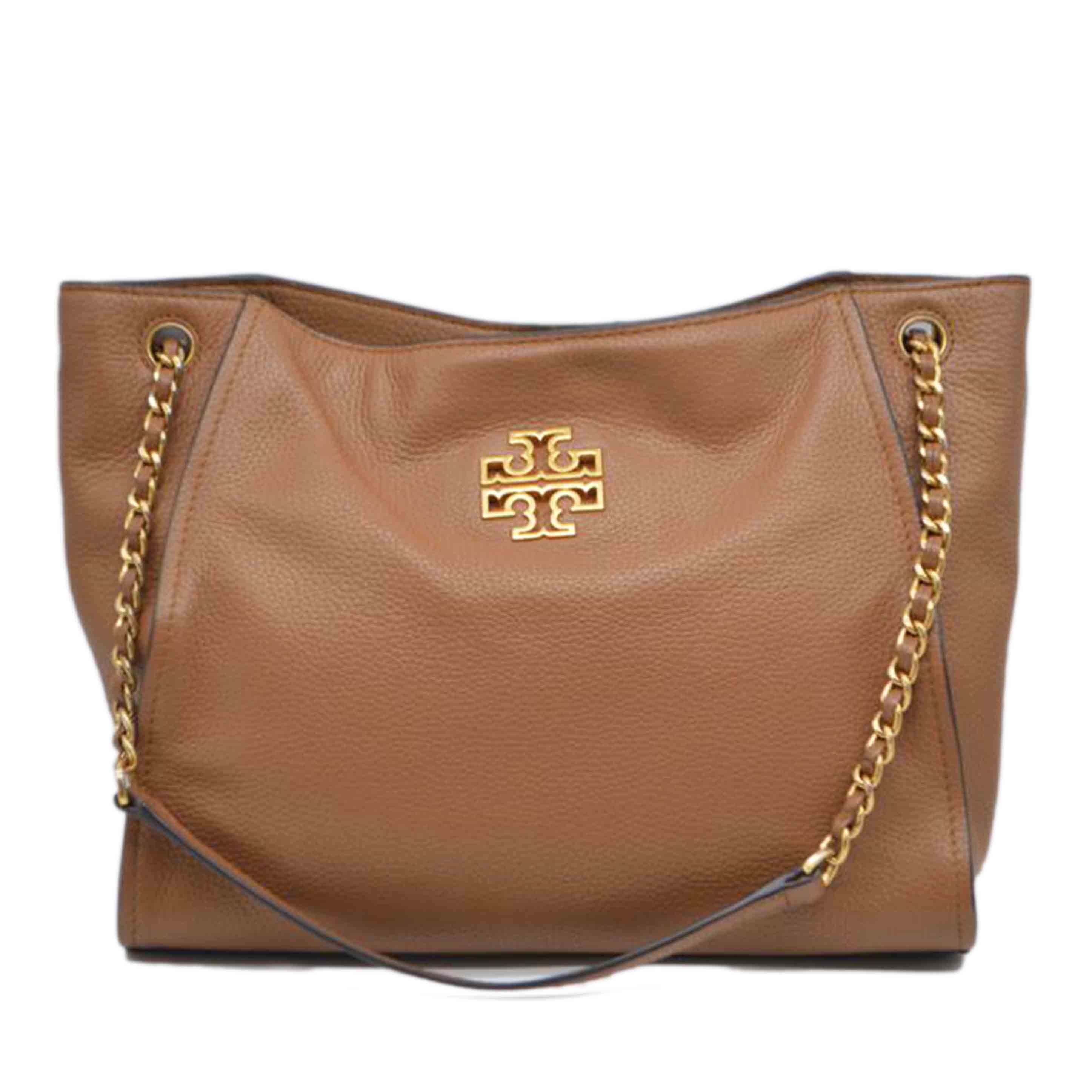 TORY BURCH トリーバーチ/ブリテンカーフレザーチェーントート/ベージュ/10005626//ABランク/89
