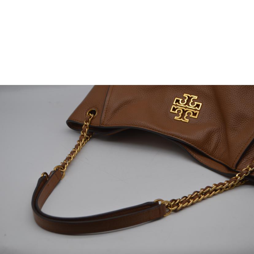 TORY BURCH トリーバーチ/ブリテンカーフレザーチェーントート/ベージュ/10005626//ABランク/89
