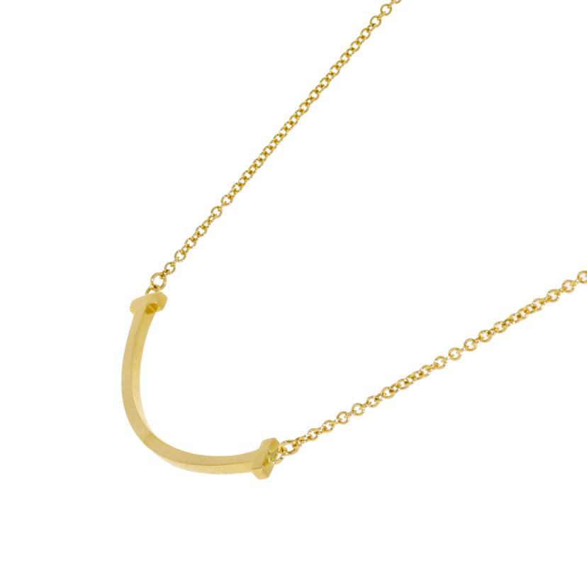 TIFFANY&Co. ティファニー/750Tスマイルスモールネックレス 2.9g//Aランク/92