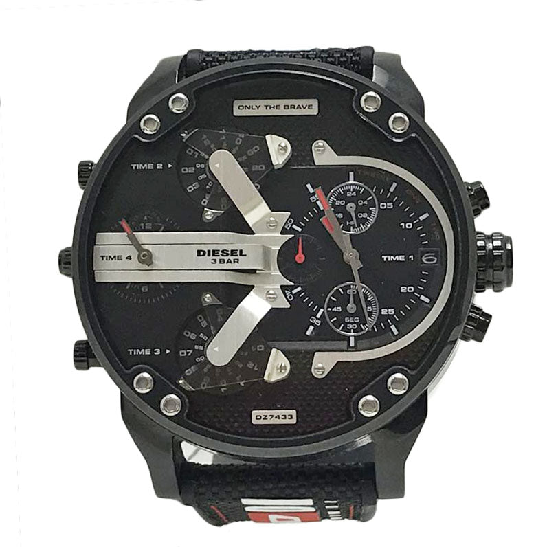 DIESEL ディーゼル/4タイムゾーン MR.DADDY/DZ-7433//112***/ABランク/51