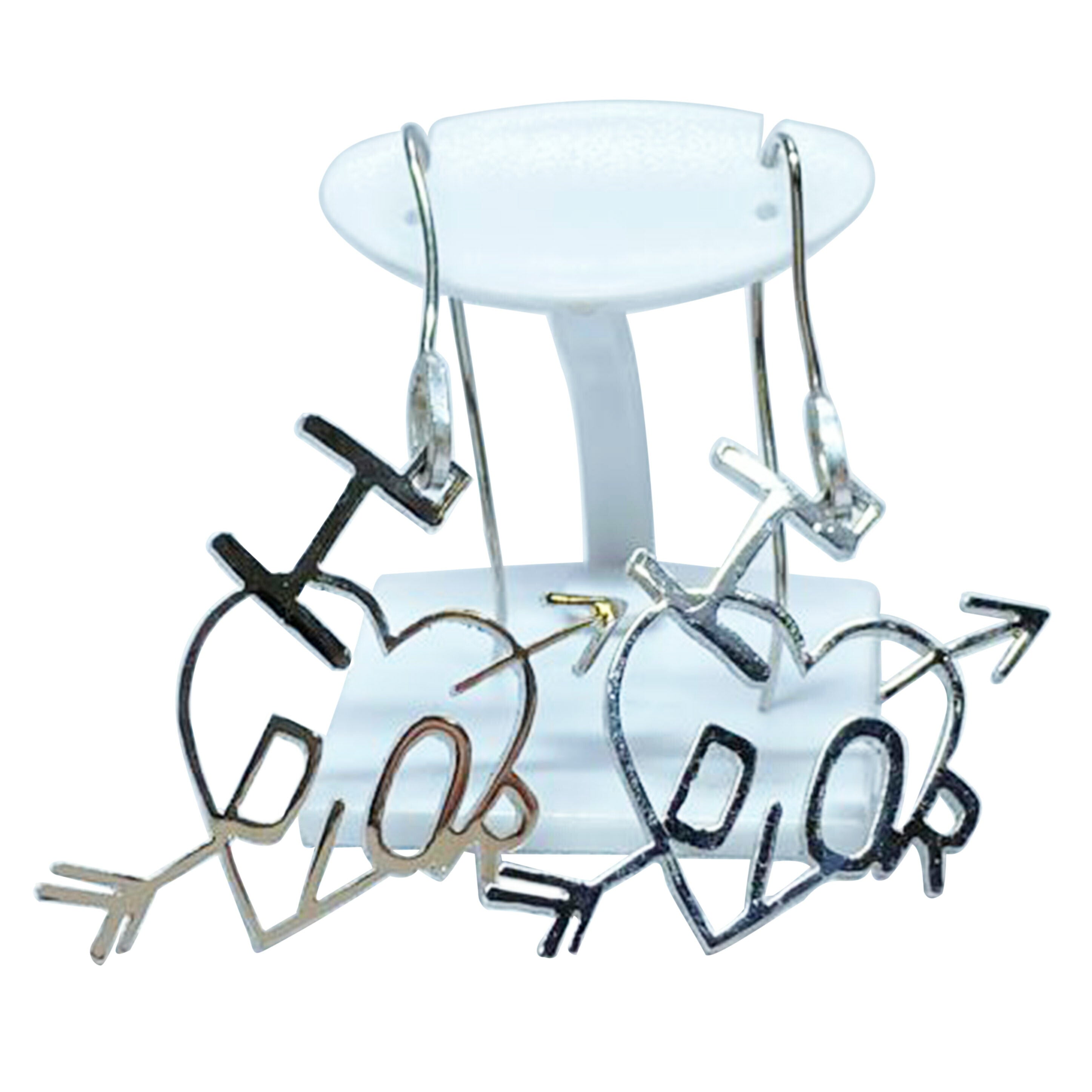 Christian Dior クリスチャンディオール/ハートアロー フックピアス//Bランク/52