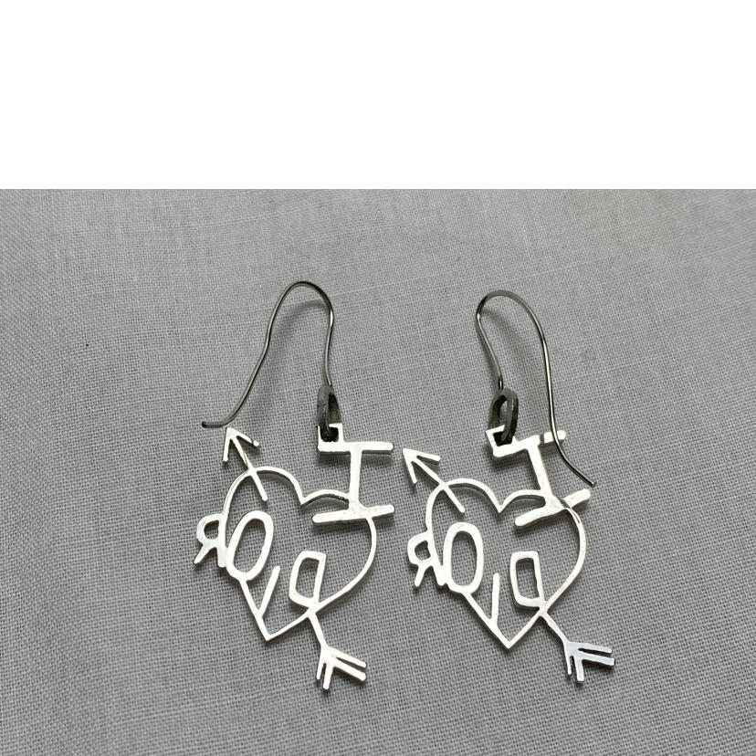 Christian Dior クリスチャンディオール/ハートアロー フックピアス//Bランク/52