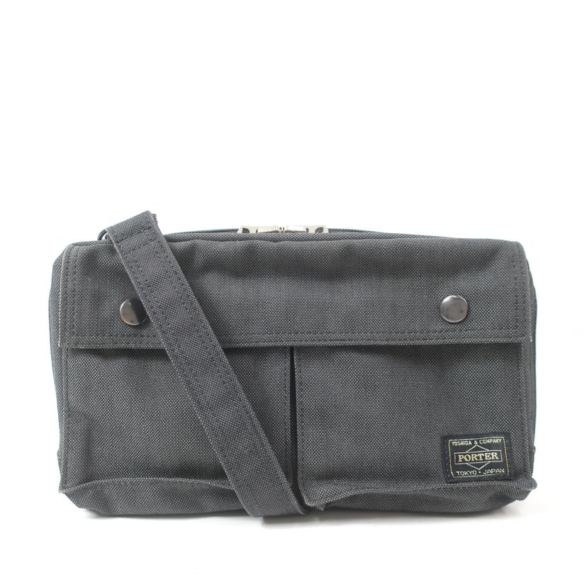 PORTER ポーター/スモーキー ショルダーバッグ クラッチバッグ ダークグレー//Aランク/65