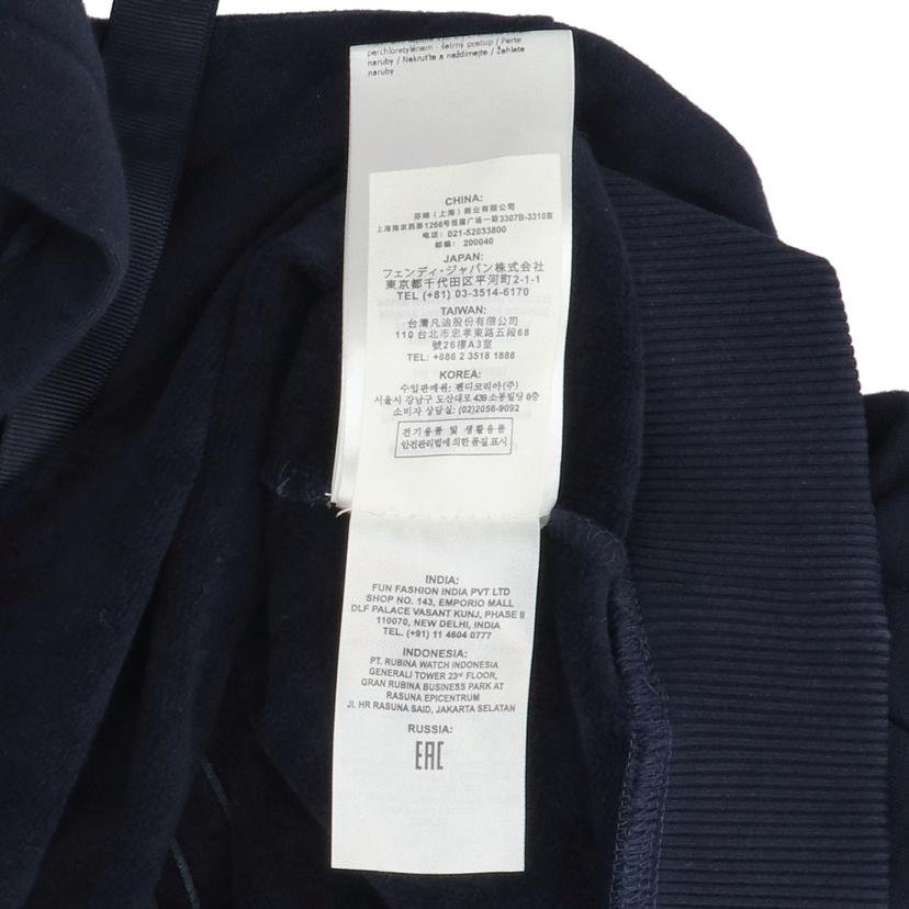 FENDI フェンディ/ベロアロゴパーカーネイビー//Aランク/92