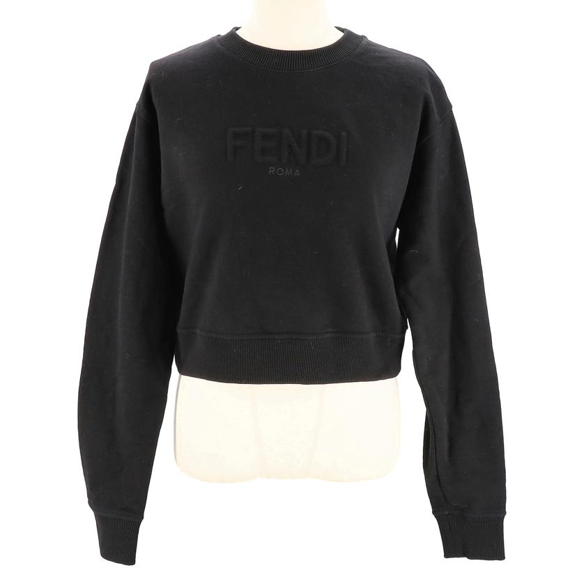 FENDI フェンディ/エンボスロゴスウェットブラック//ABランク/92