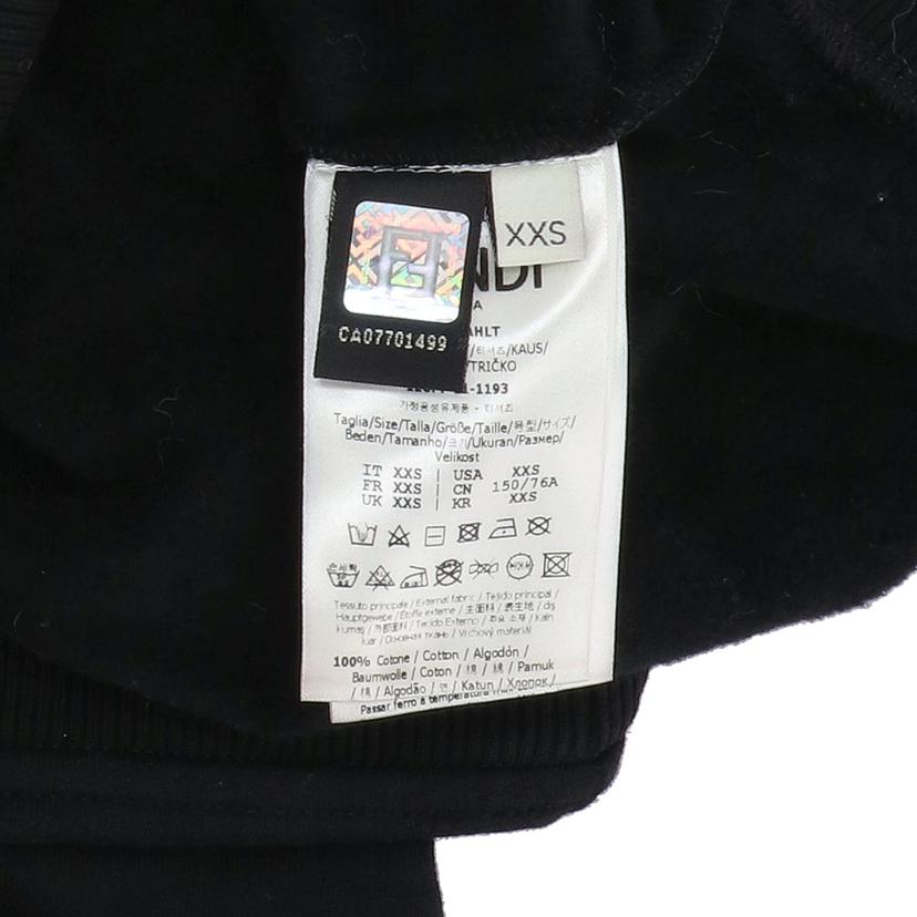 FENDI フェンディ/エンボスロゴスウェットブラック//ABランク/92