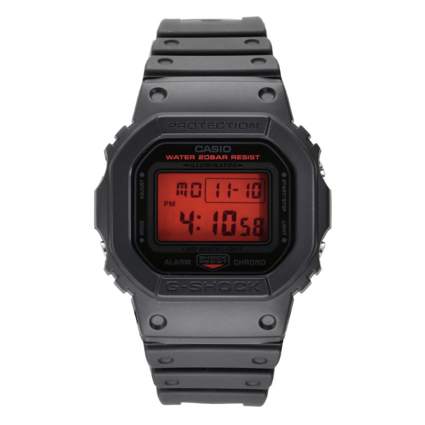 CASIO カシオ/G-SHOCK/デジタルウォッチ/クオーツ/ブラック×レッド/DW-5600BBR//F2H***/Aランク/18