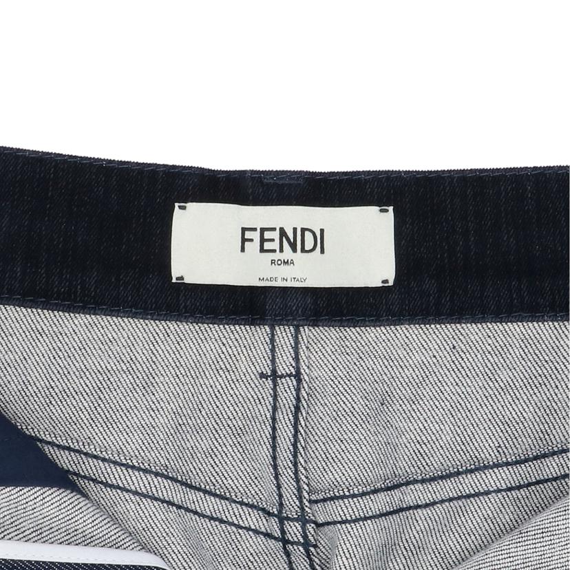 FENDI フェンディ/デニムミニスカート/ベロア//ABランク/92
