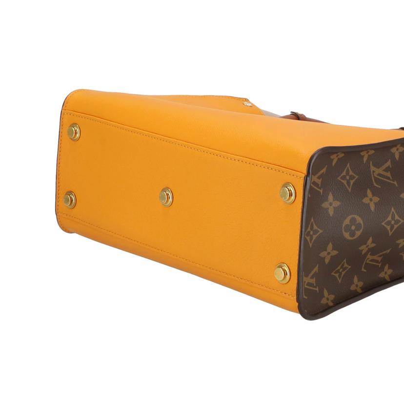 LOUIS VUITTON ルイ・ヴィトン/オンマイサイドMM/ベージュ×サフラン/M56077 //AH0***/SAランク/40