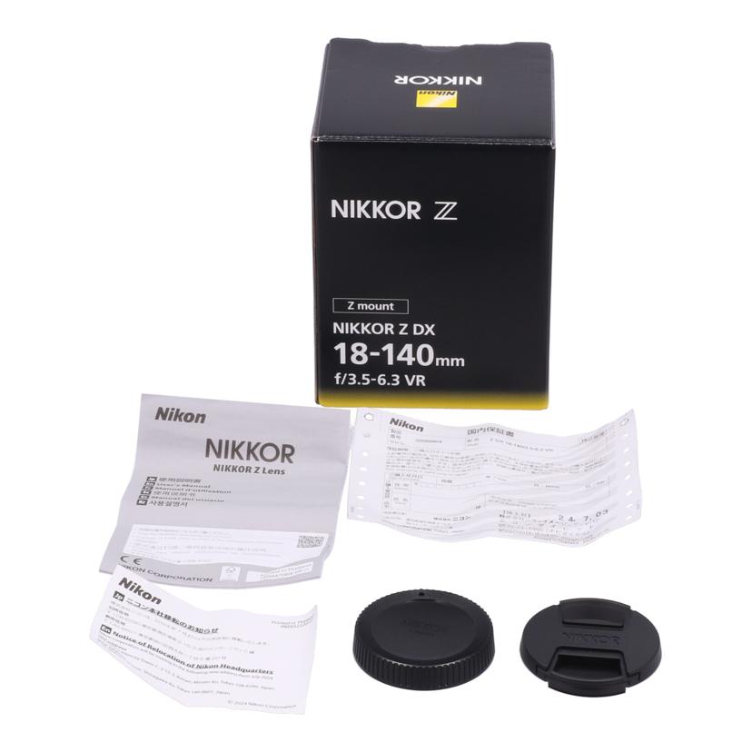NIKON ニコン/ Zマウント用交換レンズ/Z DX 18-140mm f/3.5-6.3 VR //20089904/Aランク/03