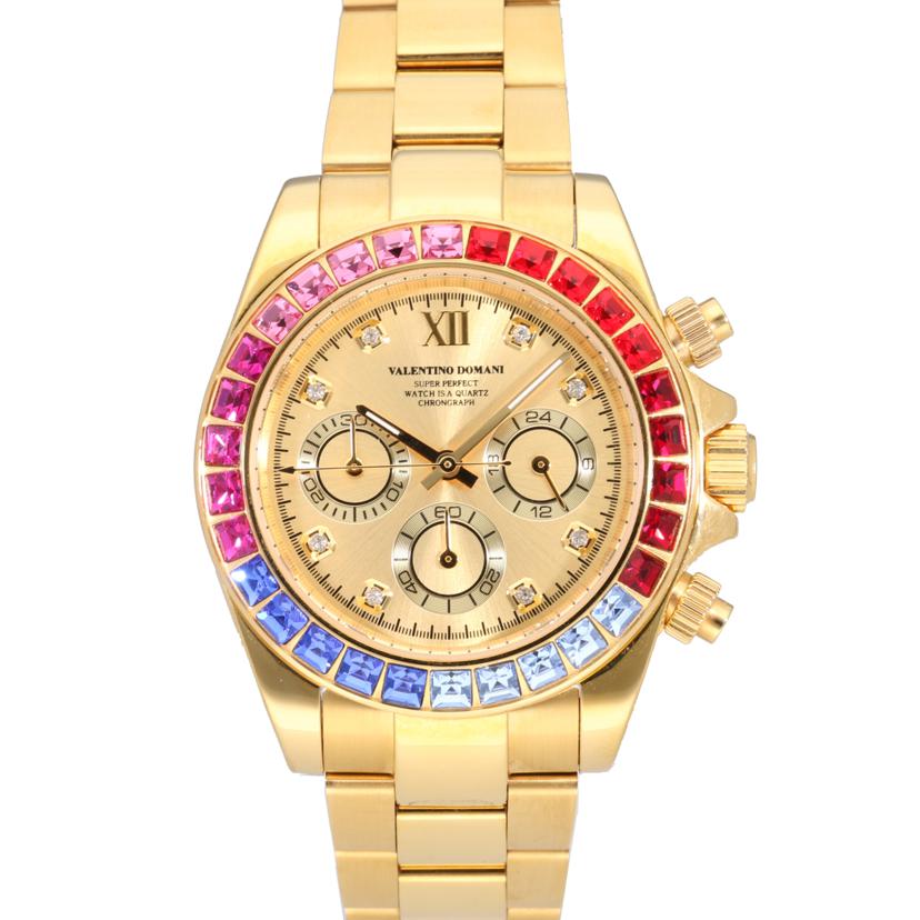 VALENTINODOMANI ヴァレンチノドマーニ/メンズクロノグラフ/クオーツ/VD006//Aランク/70