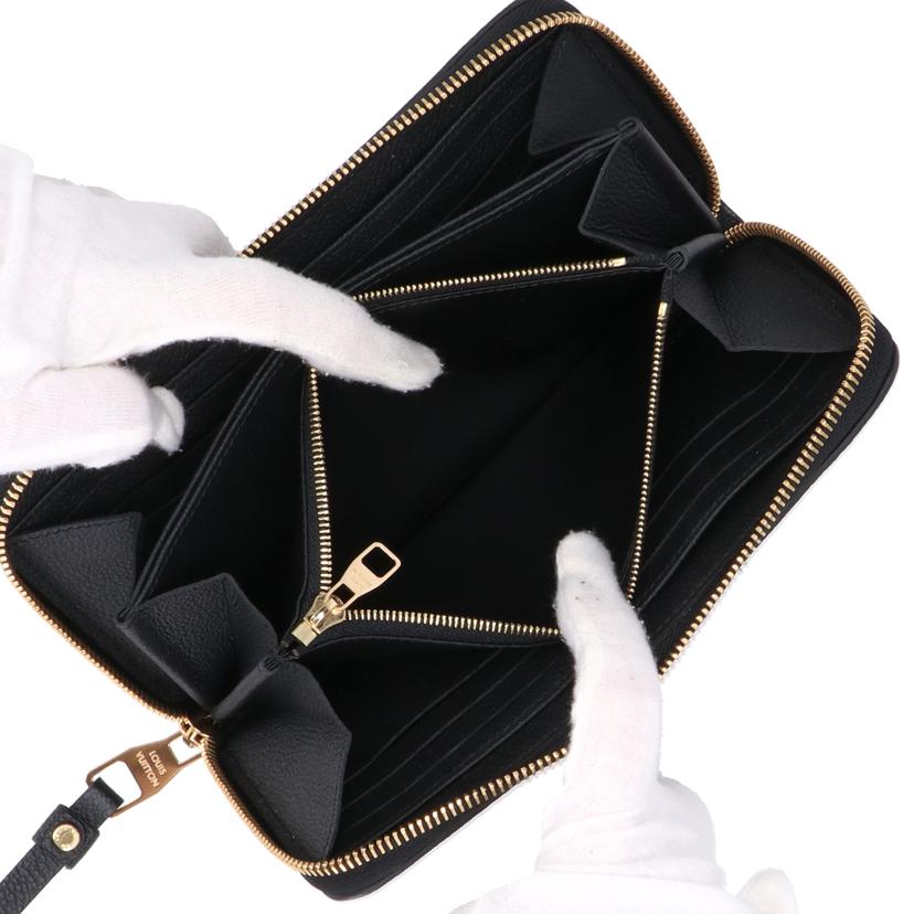 LOUIS VUITTON ルイヴィトン/ジッピー・ウォレット/バイカラーアンプラント/ブラック×ベージュ/M80481//RFI*/Aランク/20