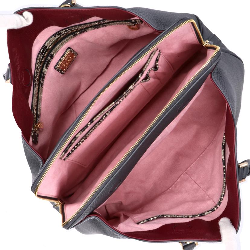 COCOCELUX GOLD/レザー2Wayバッグ//Aランク/78