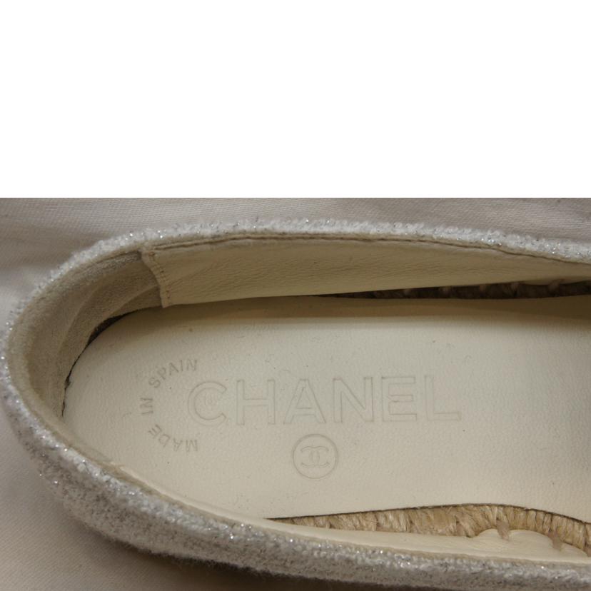 CHANEL シャネル/ラメココマークエスパドリーユ//ABランク/92