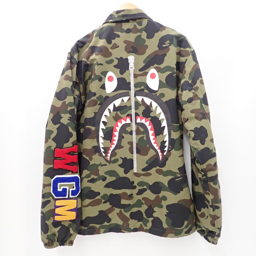 A BATHING APE ア ベイシング エイプ/シャーク柄コーチジャケット カモフラ/001LJD201004X//ABランク/69