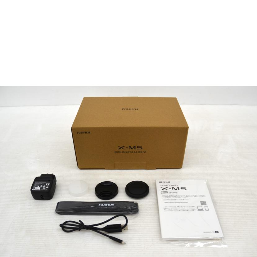 FUJIFILM フジフィルム/ミラーレス一眼/X-M5 XC15-45mm//4D020407/Bランク/75