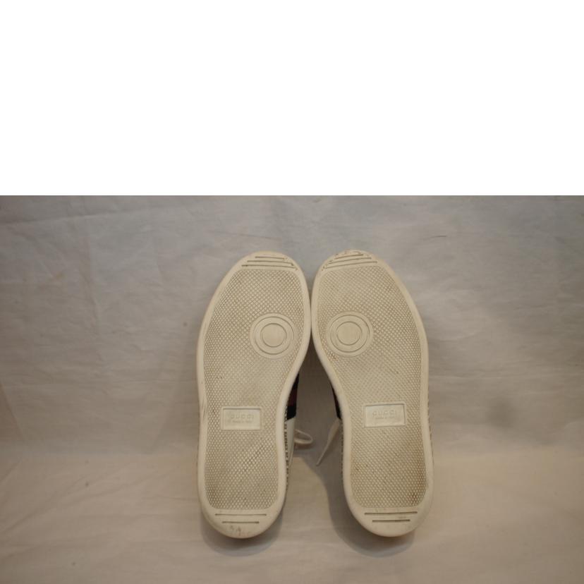 GUCCI グッチ/ビジュースニーカーシェリービーホワイト/505995//ABランク/92
