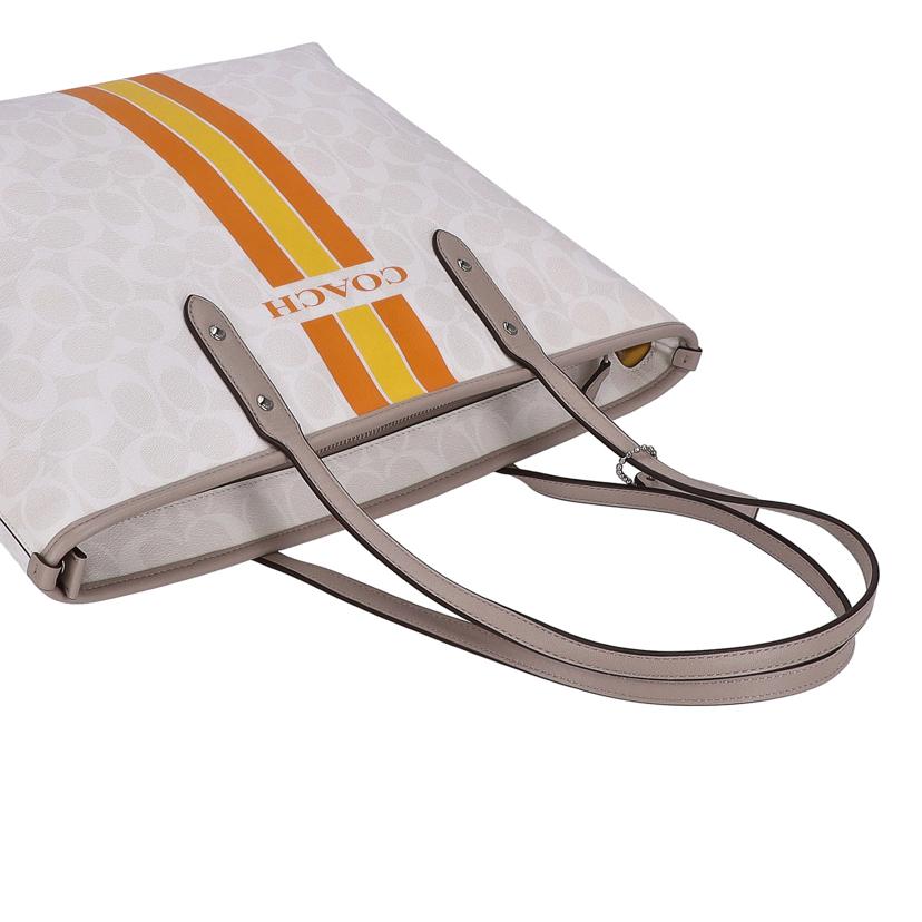 COACH コーチ/バーシティストライプ ジップトート/F38405//C16**/Aランク/70