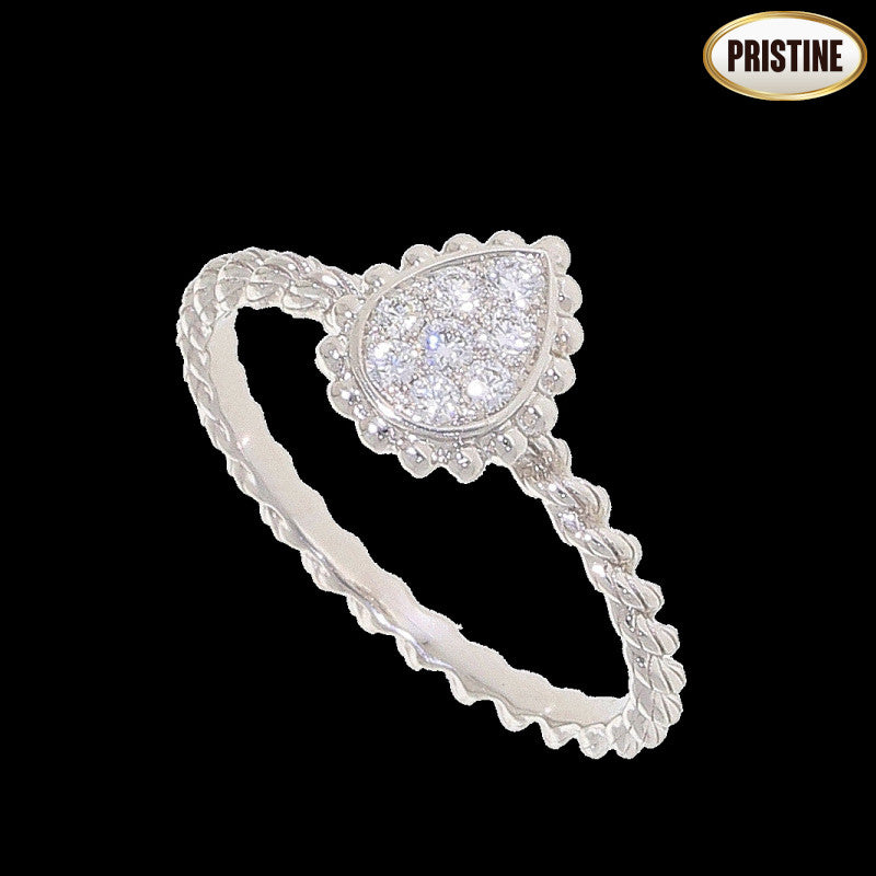 Boucheron ブシュロン/Au750セルパンボエムエクストラスモールダイヤリング//Aランク/84