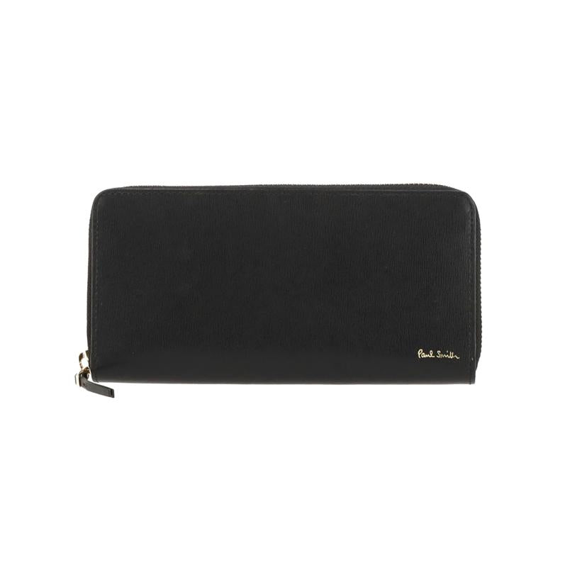 Paul Smith ポールスミス/シティエンボス/ラウンドファスナー長財布/ブラック/PSC307//Aランク/18