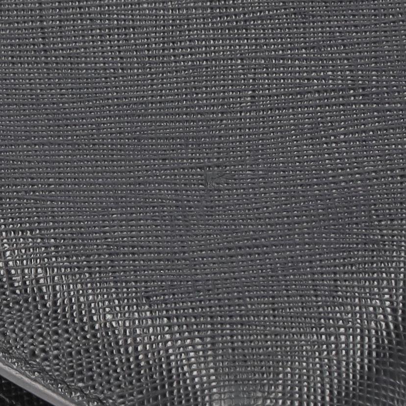 PRADA プラダ/サフィアーノ二つ折り財布/ブラック/2M0738//ABランク/75