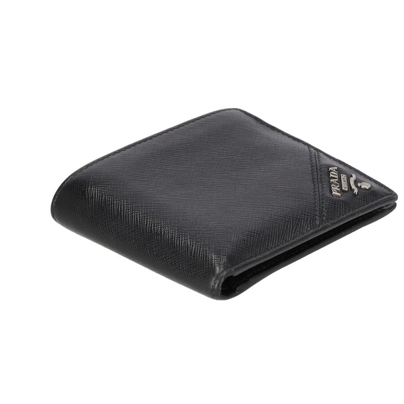 PRADA プラダ/サフィアーノ二つ折り財布/ブラック/2M0738//ABランク/75