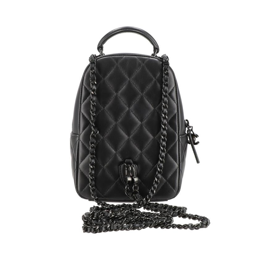 CHANEL シャネル/マトラッセ ミニバックパック/ブラック /AP3753//LH2*****/SAランク/40