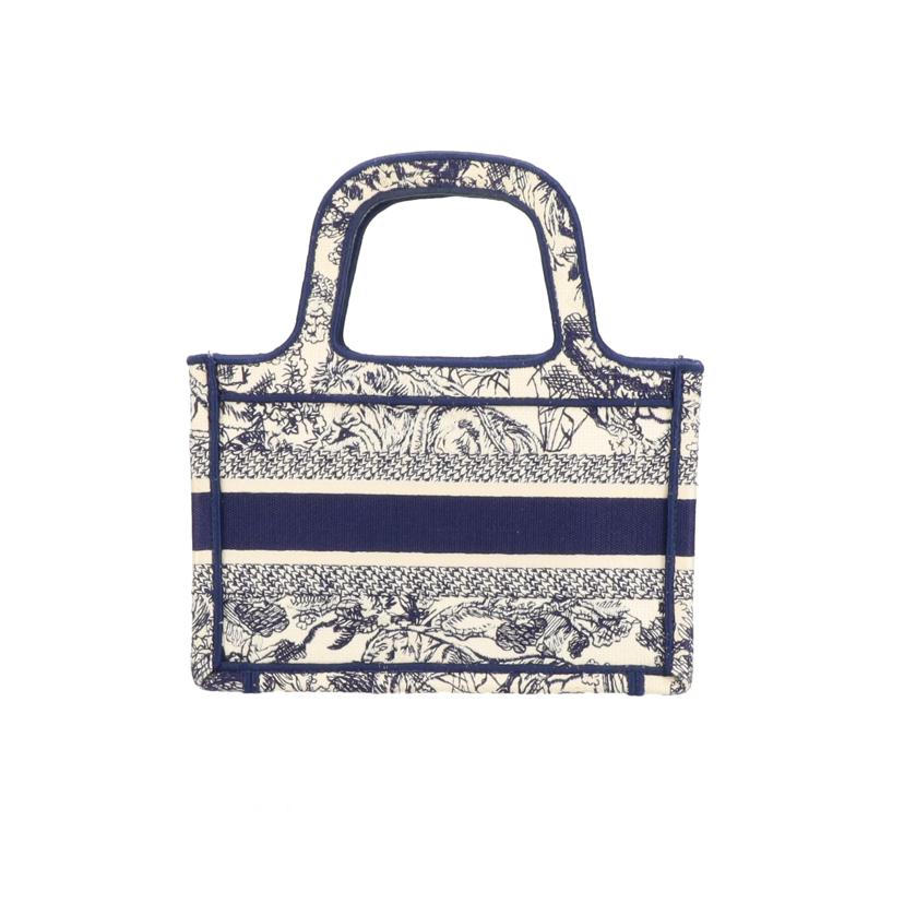 Dior ディオール/ブックトートオブリークミニ/ベージュ×ネイビー/S5475ZRIW//50-*******/Aランク/40