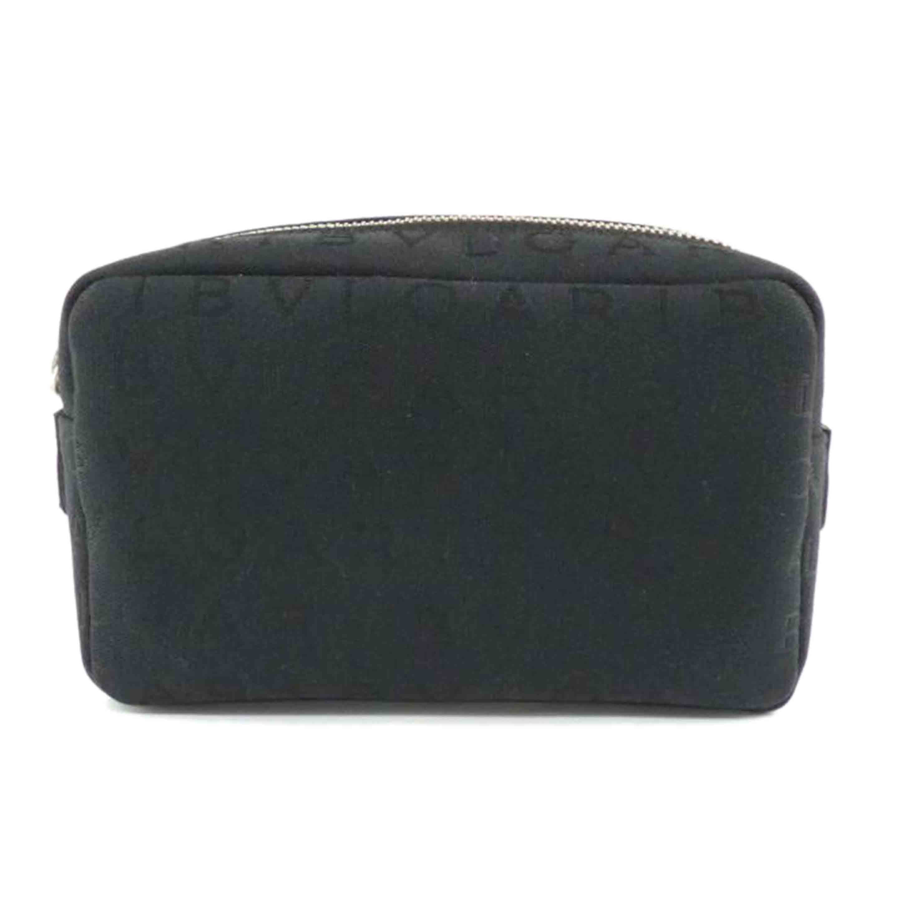 BVLGARI ブルガリ/ロゴマニア/化粧ポーチ/ブラック//ABランク/64