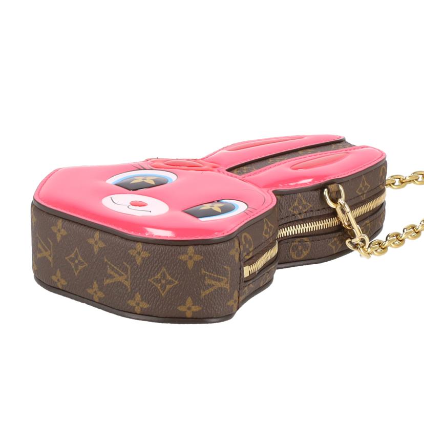 LOUIS VUITTON ルイヴィトン/ウォレット オン チェーンアニモグラム/シャイニーカーフ /M11452 //RFI****/SAランク/40