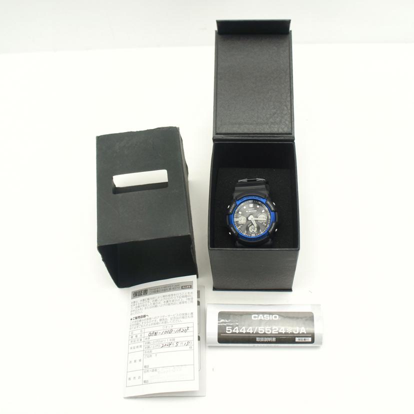CASIO カシオ/G-SHOCK/ビッグケース/電波ソーラー/GAW-100B-1A2JF//003*****/SAランク/20