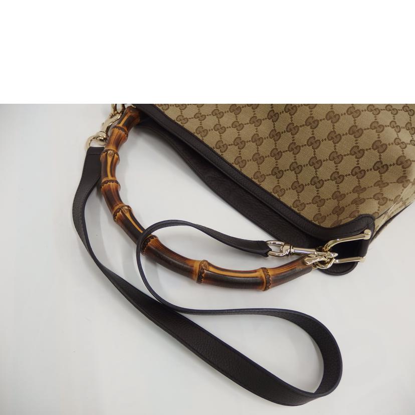 GUCCI グッチ/バンブー2WAYショルダーバッグ 茶/282315//520***/Aランク/82