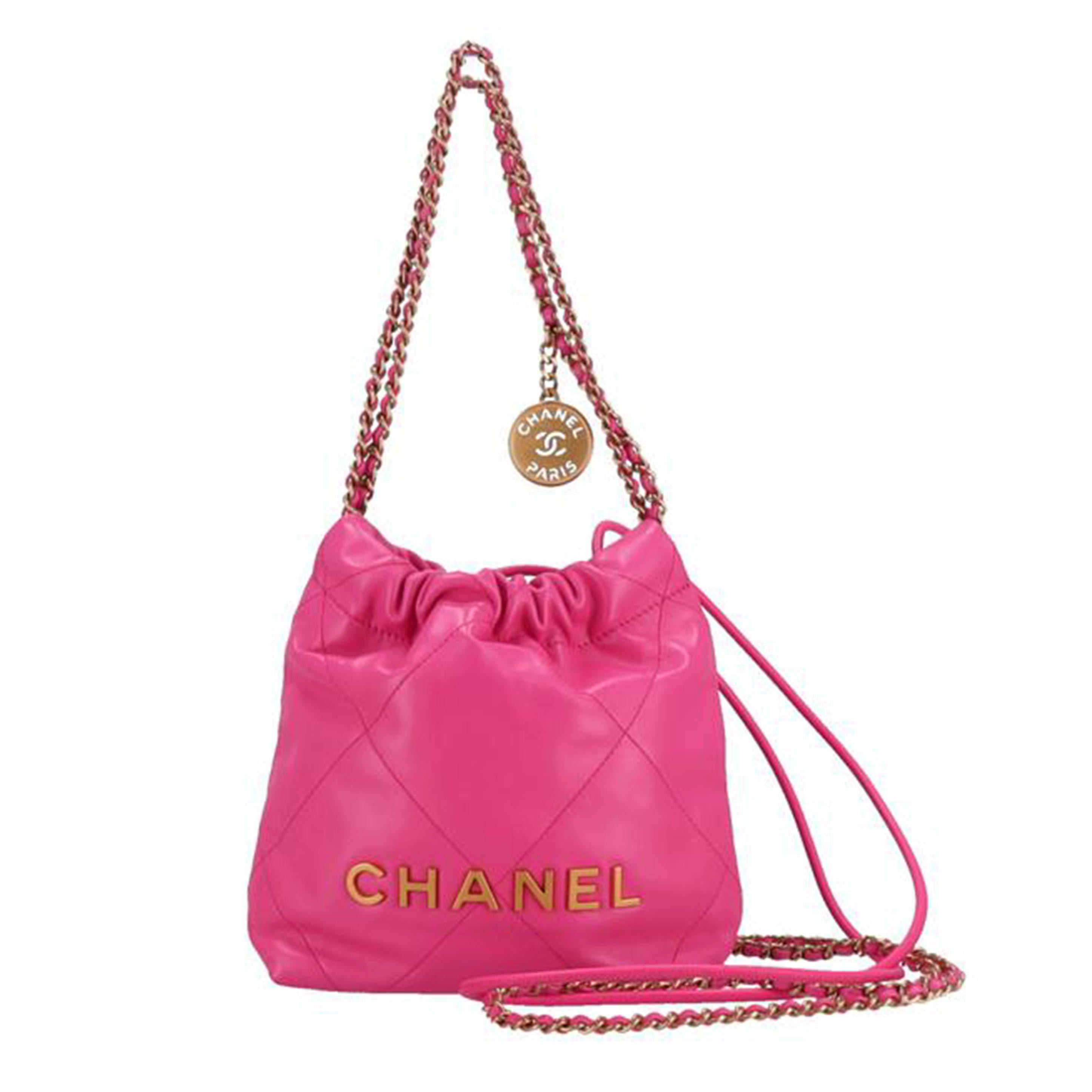CHANEL シャネル/シャネル22ミニチェーンショルダー/ピンク 系/AS3980//HPN*****/SAランク/40
