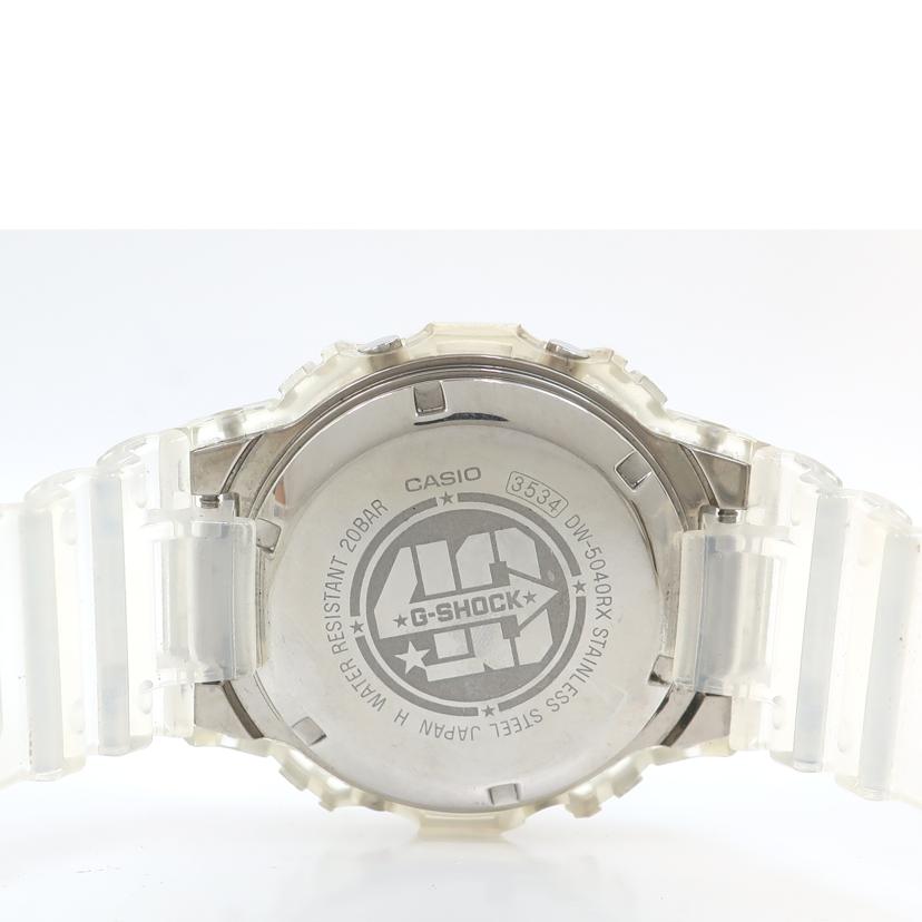 CASIO カシオ/G-SHOCK 40周年記念モデル スケルトン/DW-5040RX-7JR//Aランク/65