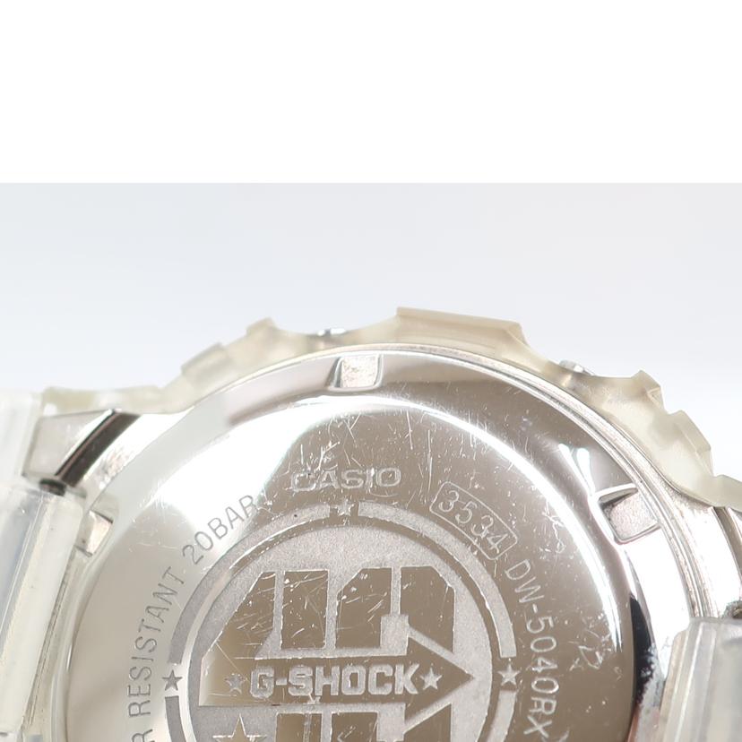 CASIO カシオ/G-SHOCK 40周年記念モデル スケルトン/DW-5040RX-7JR//Aランク/65