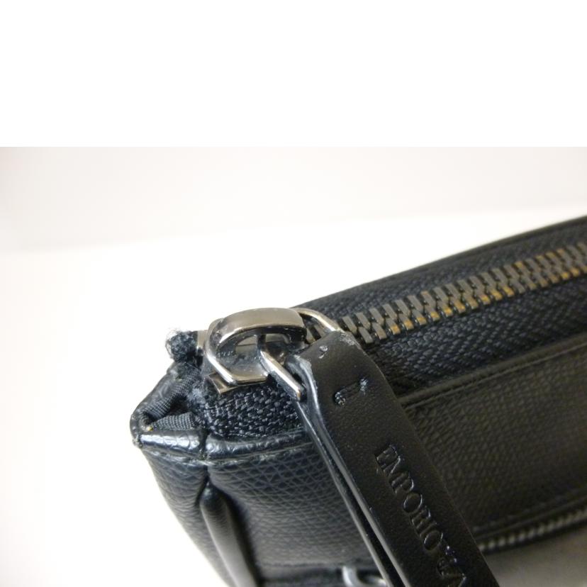 E.ARMANI エンポリオアルマーニ/L字ファスナーセカンドバック//Bランク/88