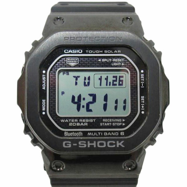 CASIO カシオ/G-SHOCK/メタルベゼル/電波ソーラー×スマホリンク/GMW-B5000G-1JF//201*****/Aランク/63