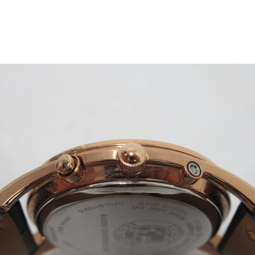 CITIZEN/レディースウォッチ/Eco-Drive/ソーラー電波/H415-S112915//262******/Aランク/63